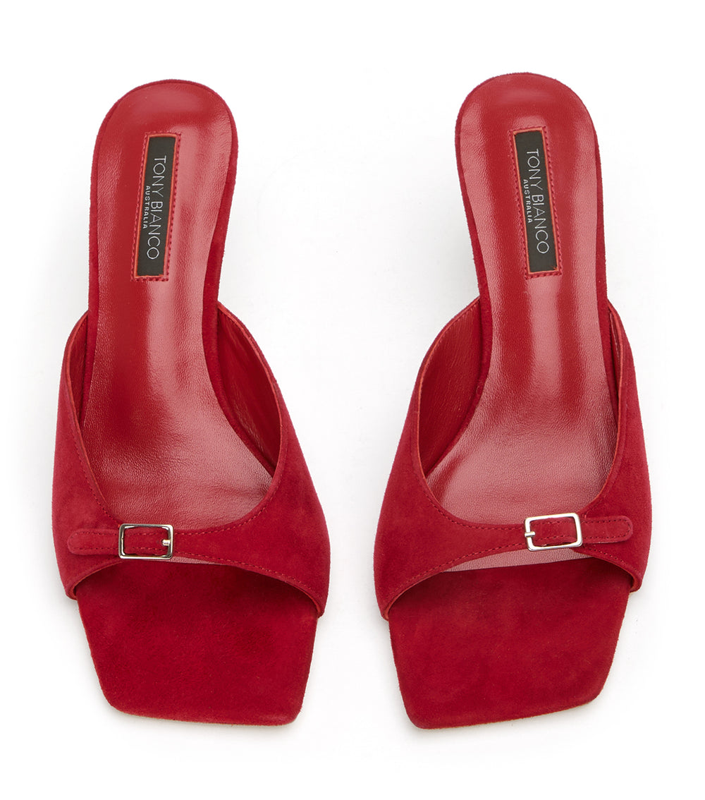 Tony Bianco Rada Scarlet Suede - Scarlet Suede