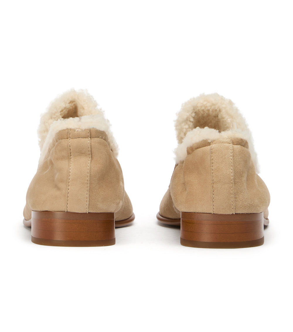 Tony Bianco Gloria Stone Suede/Shearling - Stone Suede/Shearling