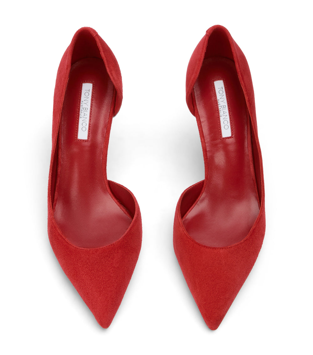Tony Bianco Paris Red Suede - Red Suede