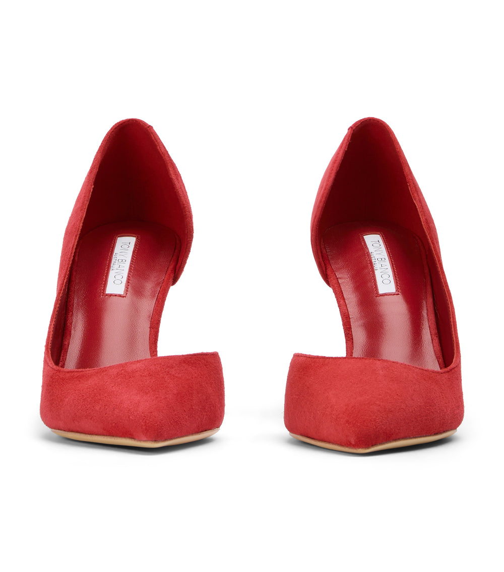Tony Bianco Paris Red Suede - Red Suede