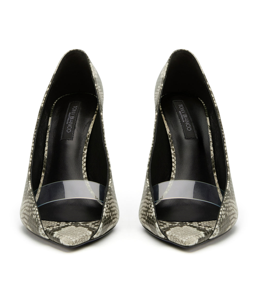 Tony Bianco Matrix Ecru Snake - Ecru Snake