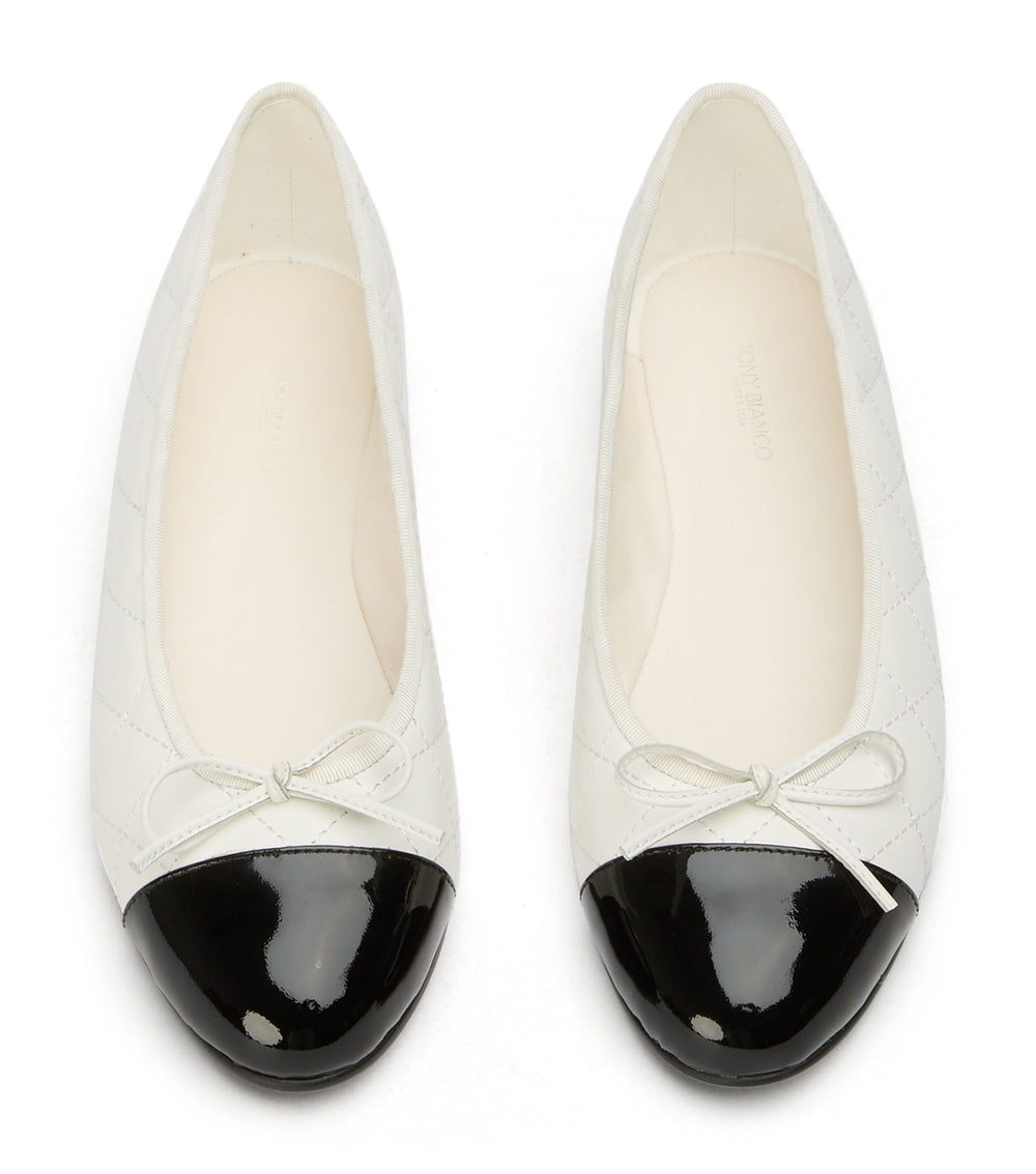 Tony Bianco Roxie Milk Capretto/Black - Milk Capretto/Black