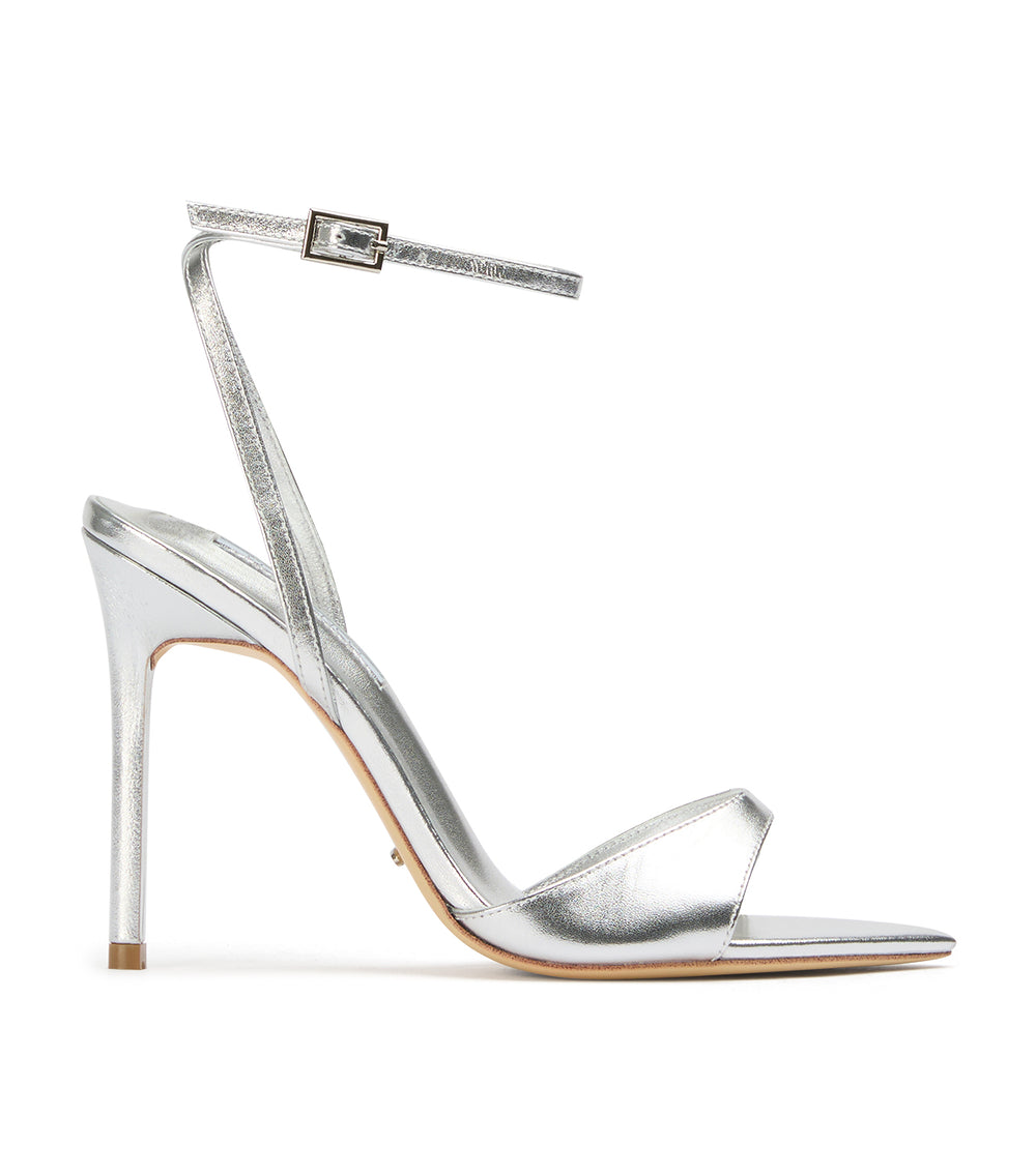 Tony Bianco Molly Silver Nappa Metallic - Silver Nappa Metallic