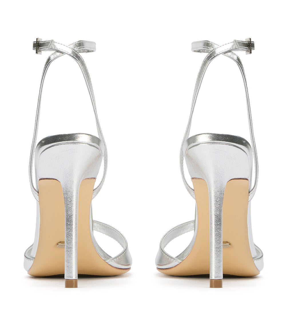 Tony Bianco Molly Silver Nappa Metallic - Silver Nappa Metallic