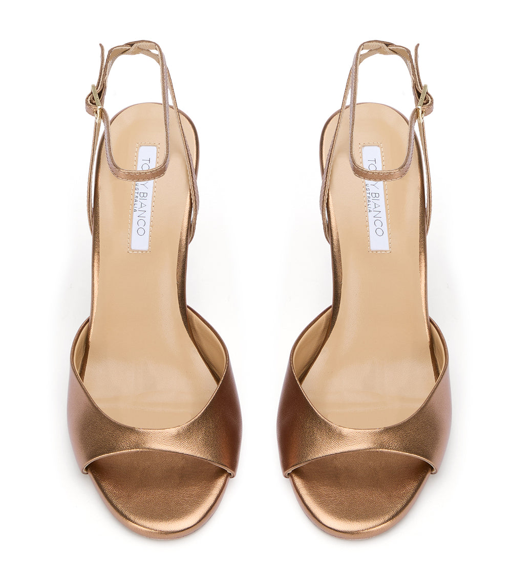 Tony Bianco Violet Bronze Nappa Metallic - Bronze Nappa Metallic