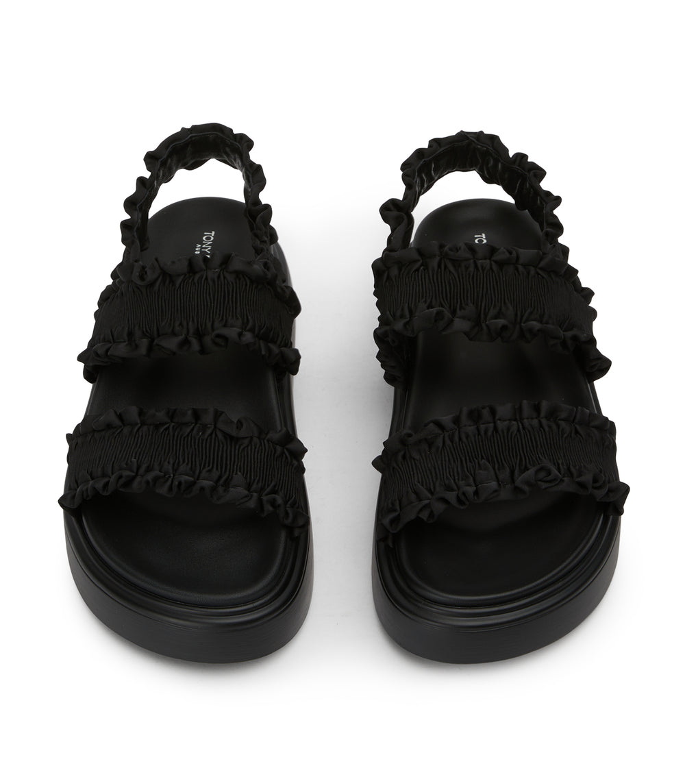 Tony Bianco Jerry Black Ruffle - Black Ruffle