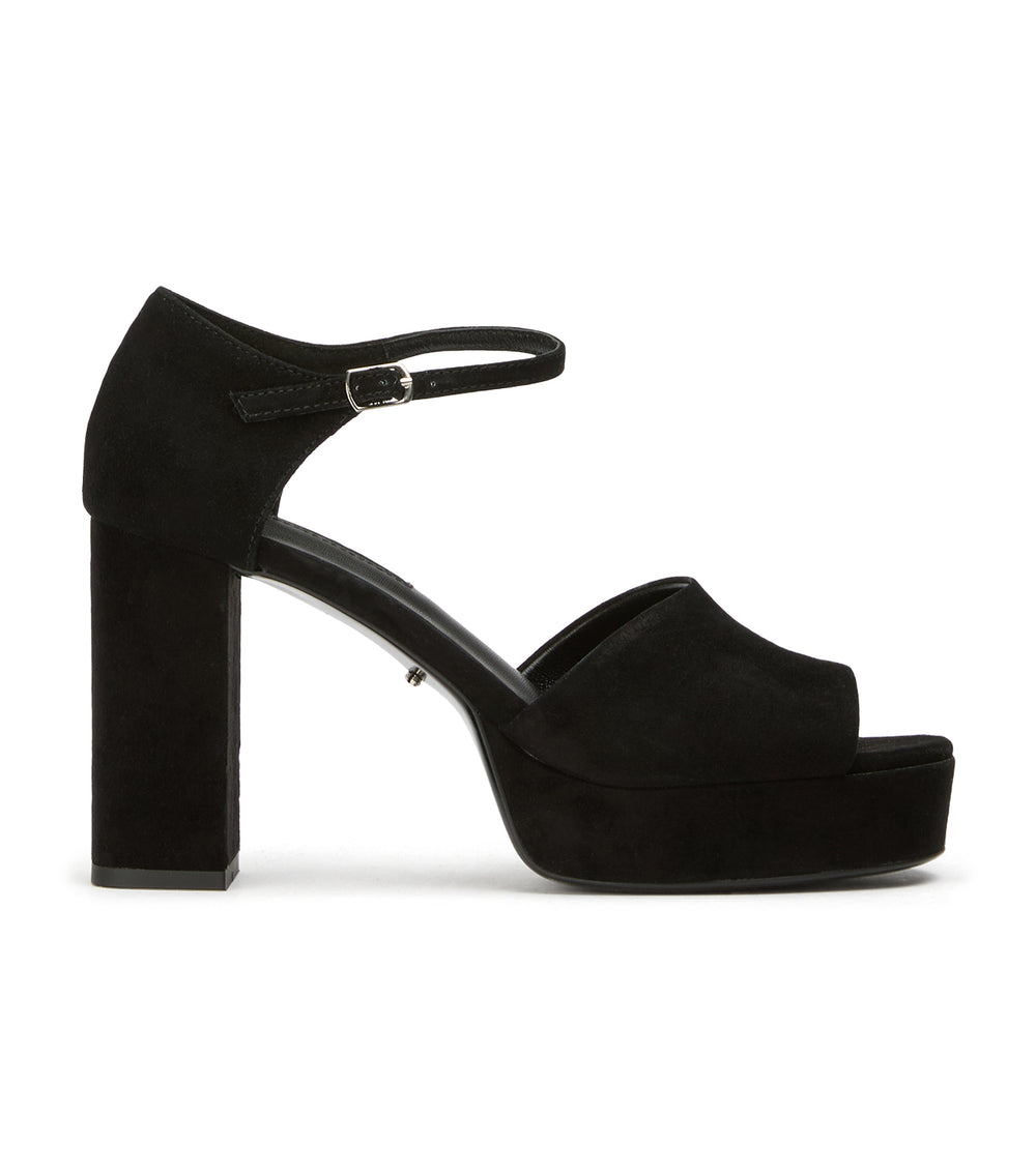 Tony Bianco Flash Black Suede - Black Suede