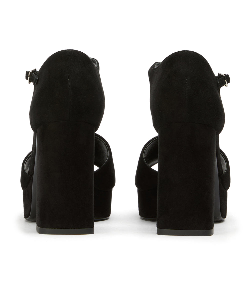 Tony Bianco Flash Black Suede - Black Suede