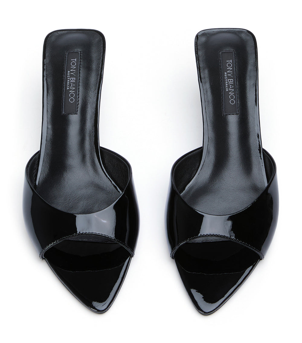 Tony Bianco Fluke Black Patent - Black Patent