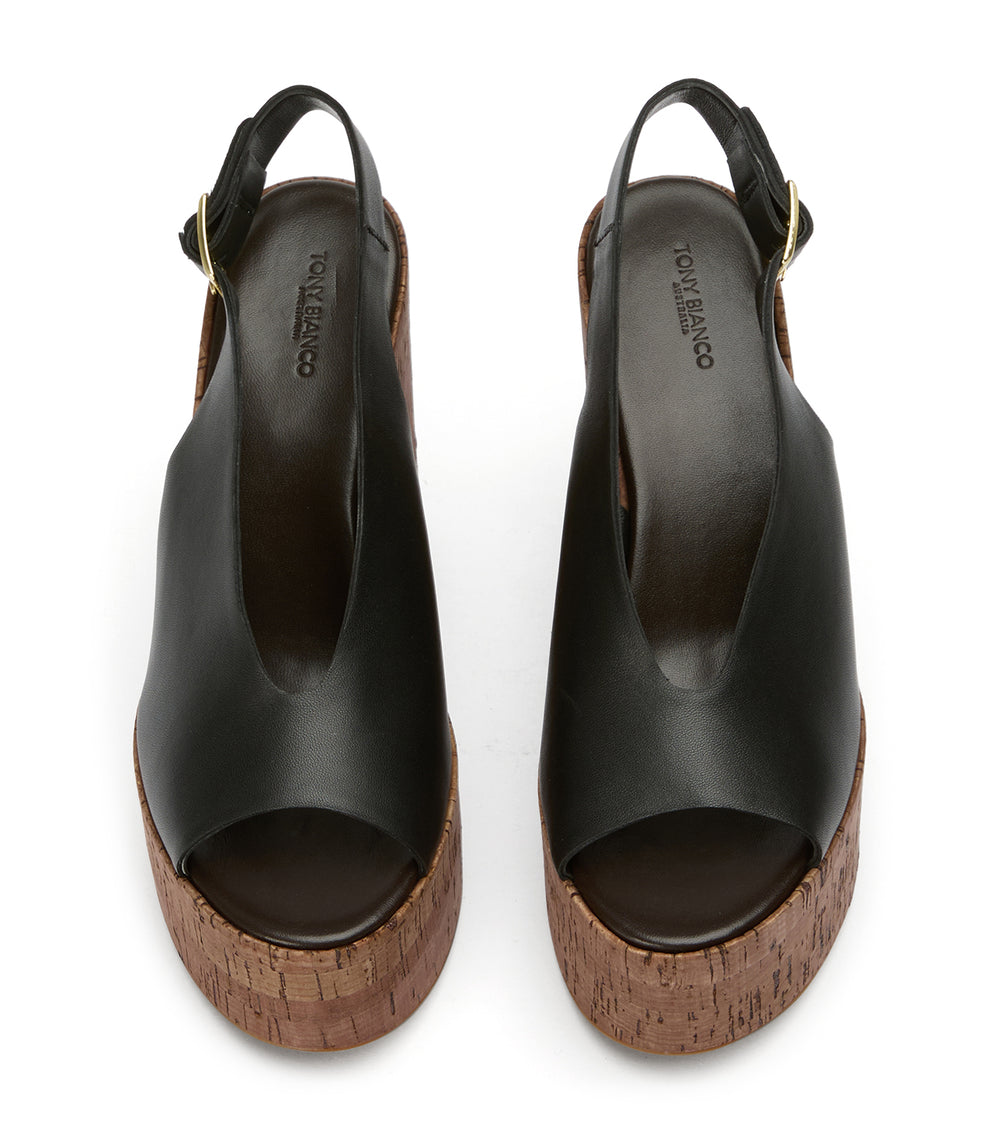 Tony Bianco Valerie Black Nappa - Black Nappa