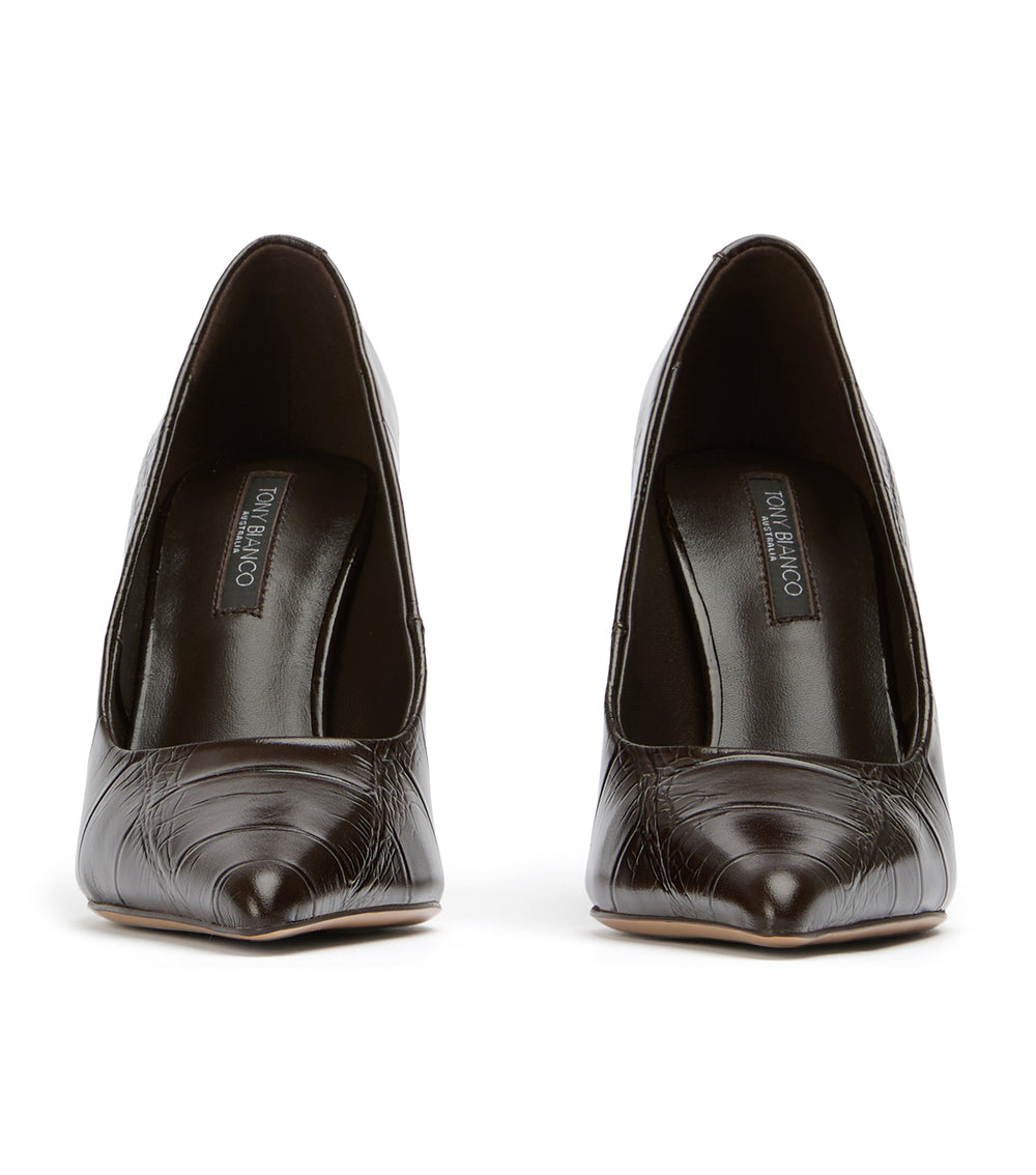 Tony Bianco Niki Choc Croco - Choc Croco
