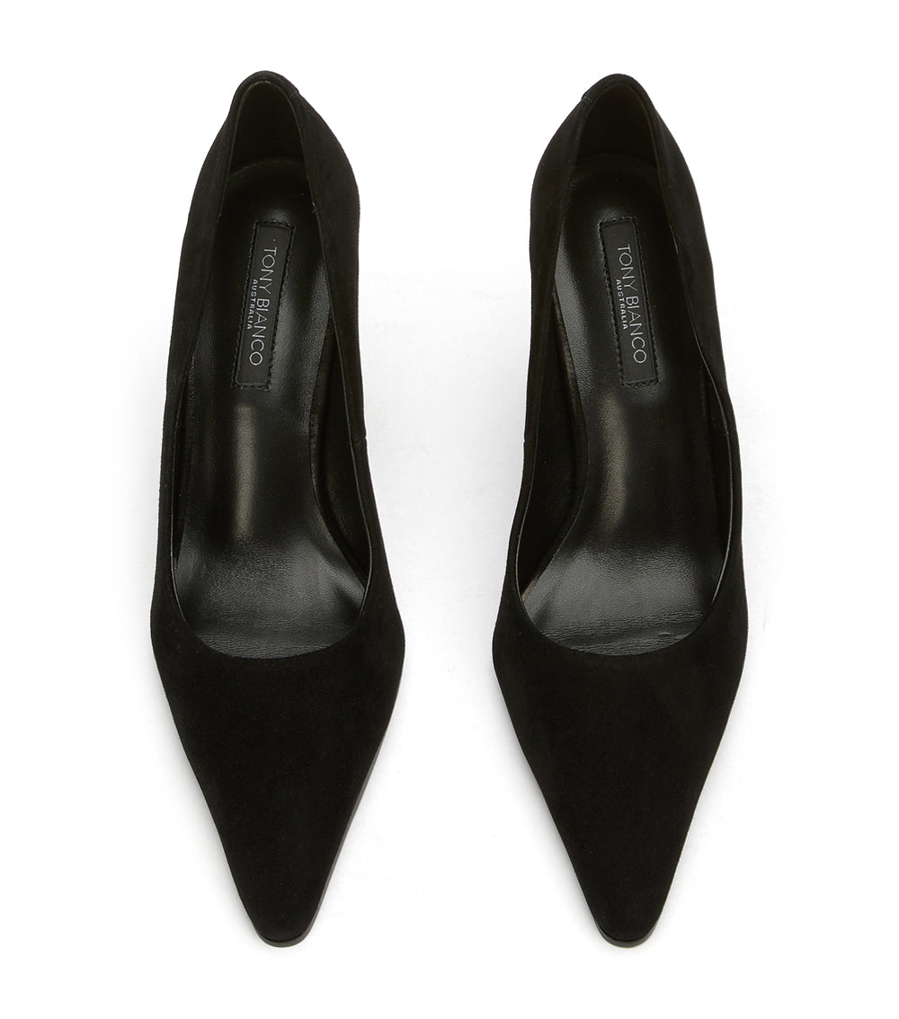 Tony Bianco Fifi Black Suede - Black Suede