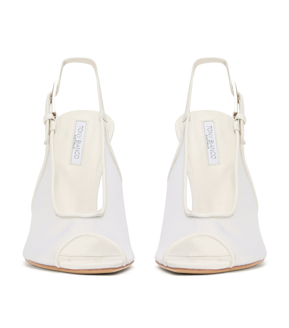 Tony Bianco Dare White Nylon/White - White Nylon/White