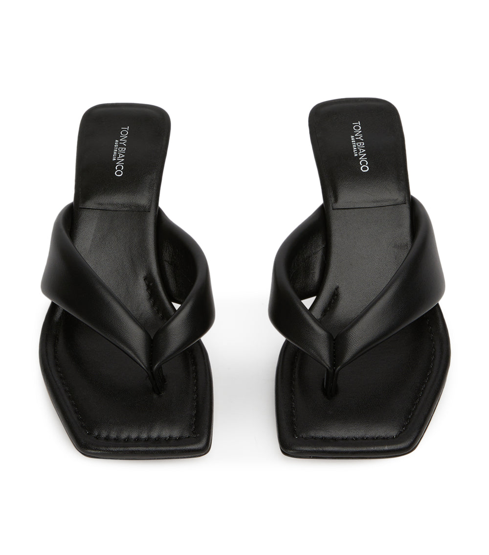 Tony Bianco Tropic Black Nappa - Black Nappa