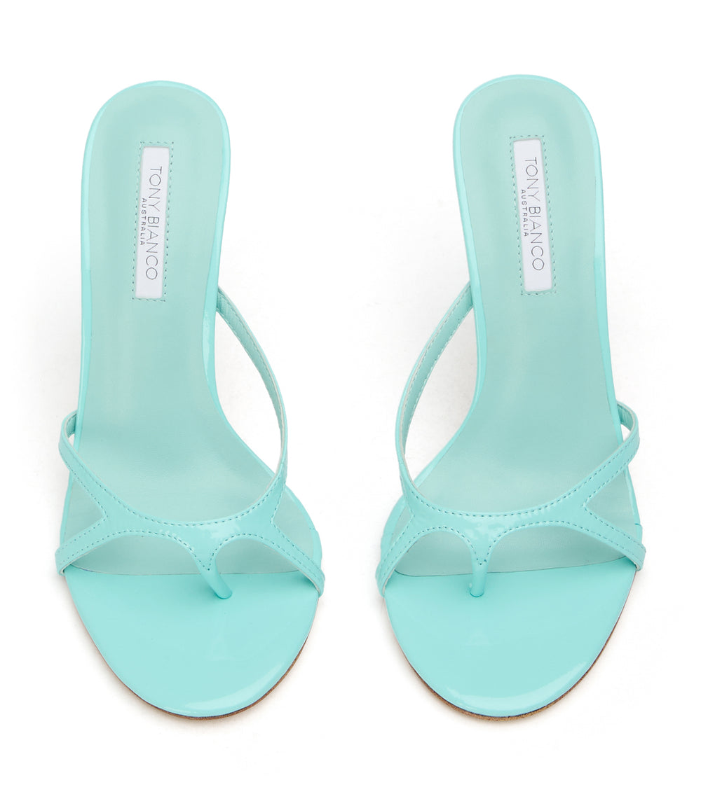 Tony Bianco Dima Turquoise Nappa Patent - Turquoise Nappa Patent
