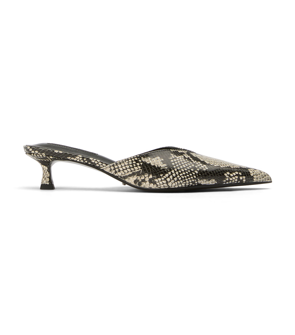 Tony Bianco Connie Ecru Snake - Ecru Snake