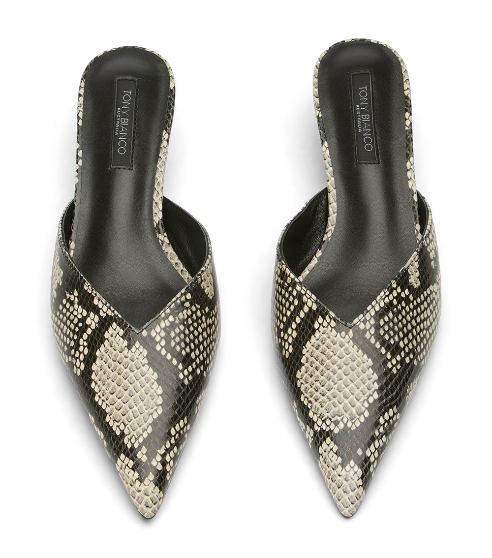 Tony Bianco Connie Ecru Snake - Ecru Snake