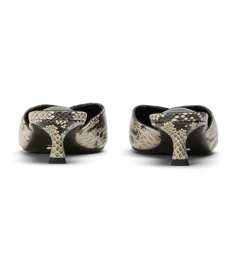 Tony Bianco Connie Ecru Snake - Ecru Snake