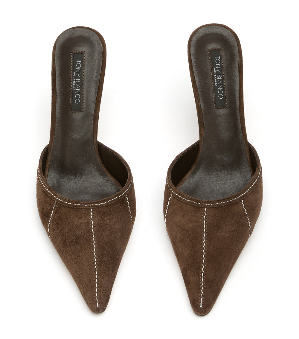 Tony Bianco Sophie Espresso Suede - Espresso Suede