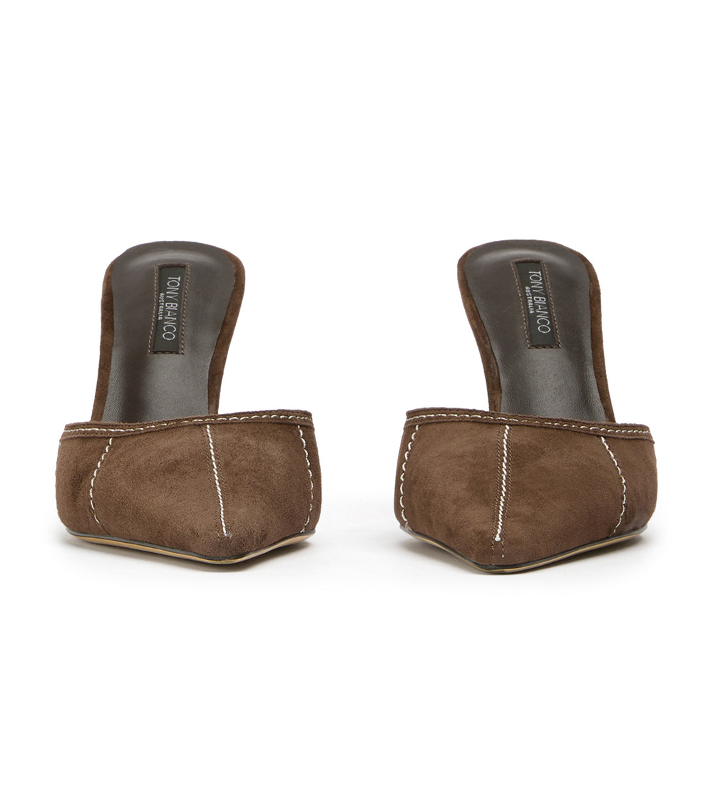 Tony Bianco Sophie Espresso Suede - Espresso Suede