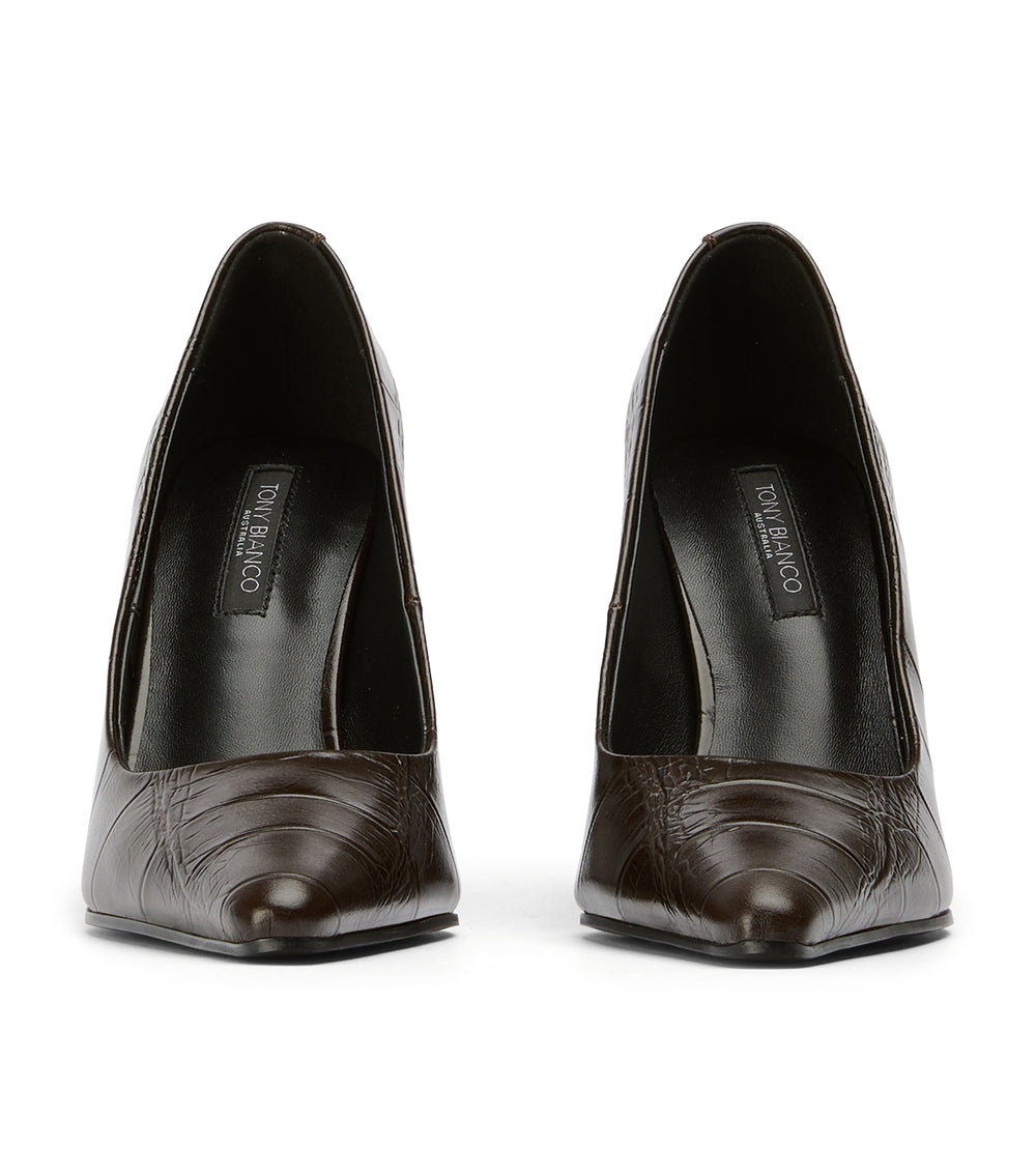 Tony Bianco Fifi Choc Croco - Choc Croco