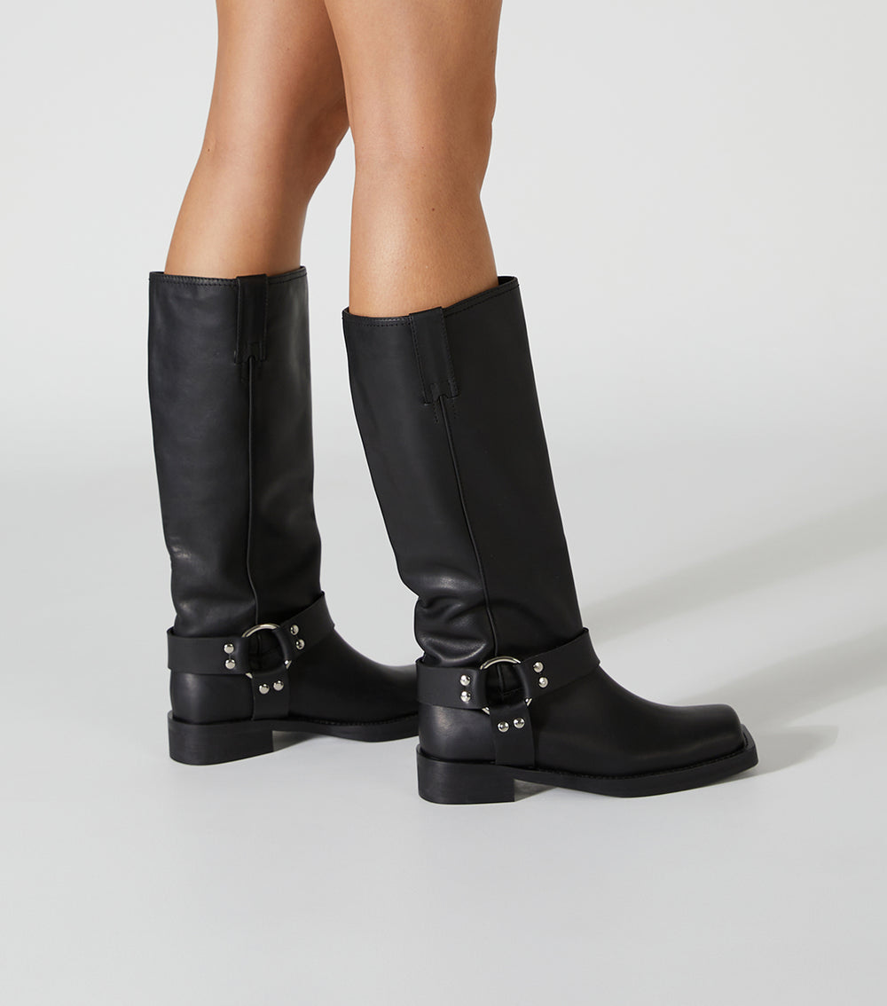 Tony Bianco Biker Black Wax - Black Wax