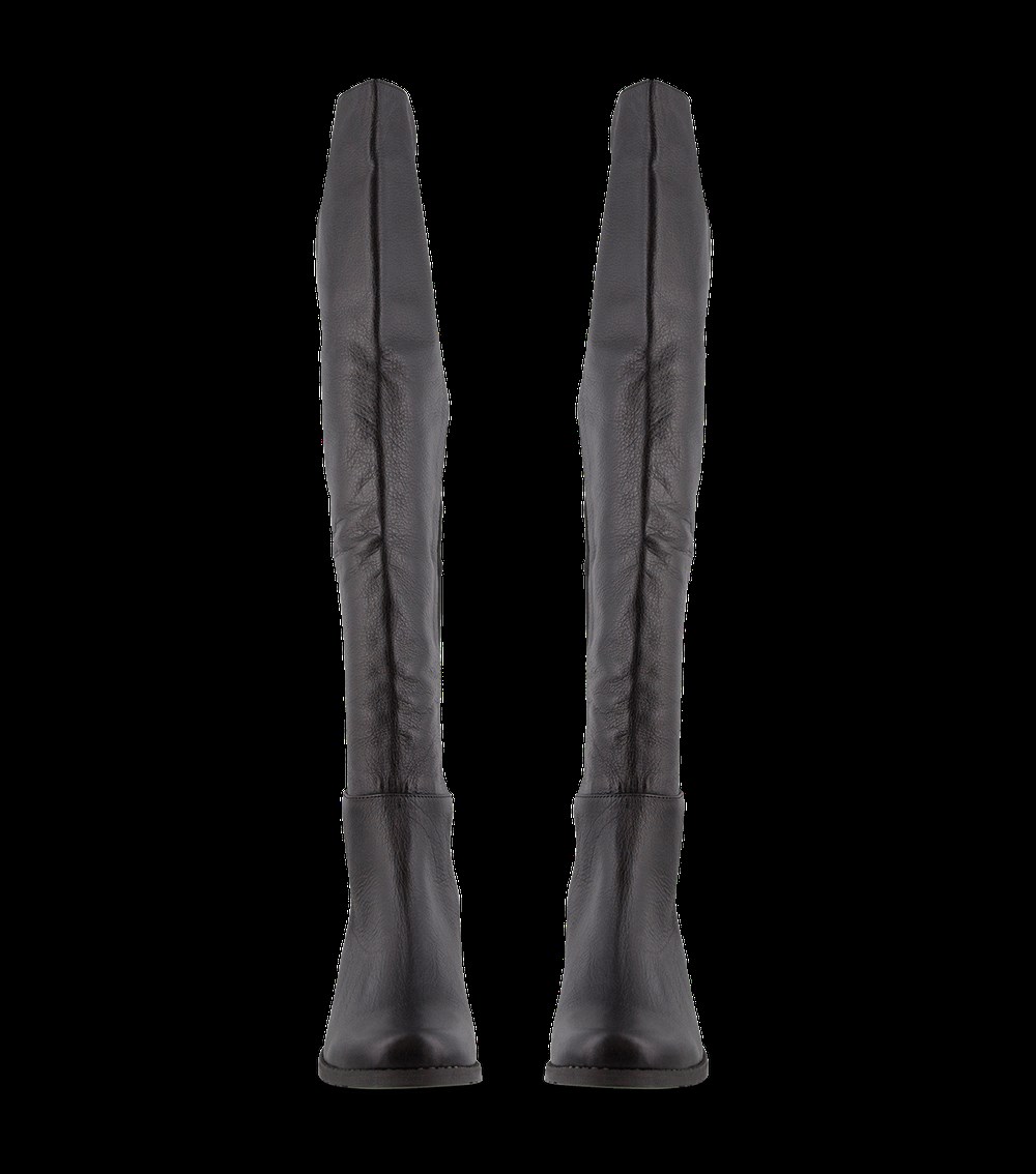 Tony Bianco Panache Black Luxe/Black Micro Stretch - Black Luxe/Black Micro Stretch