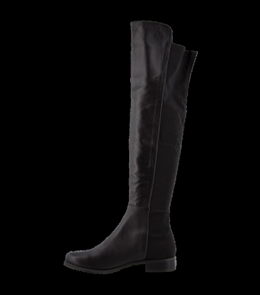 Tony Bianco Panache Black Luxe/Black Micro Stretch - Black Luxe/Black Micro Stretch