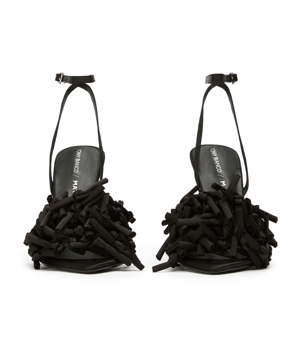 Tony Bianco Mika Black Jersey - Black Jersey