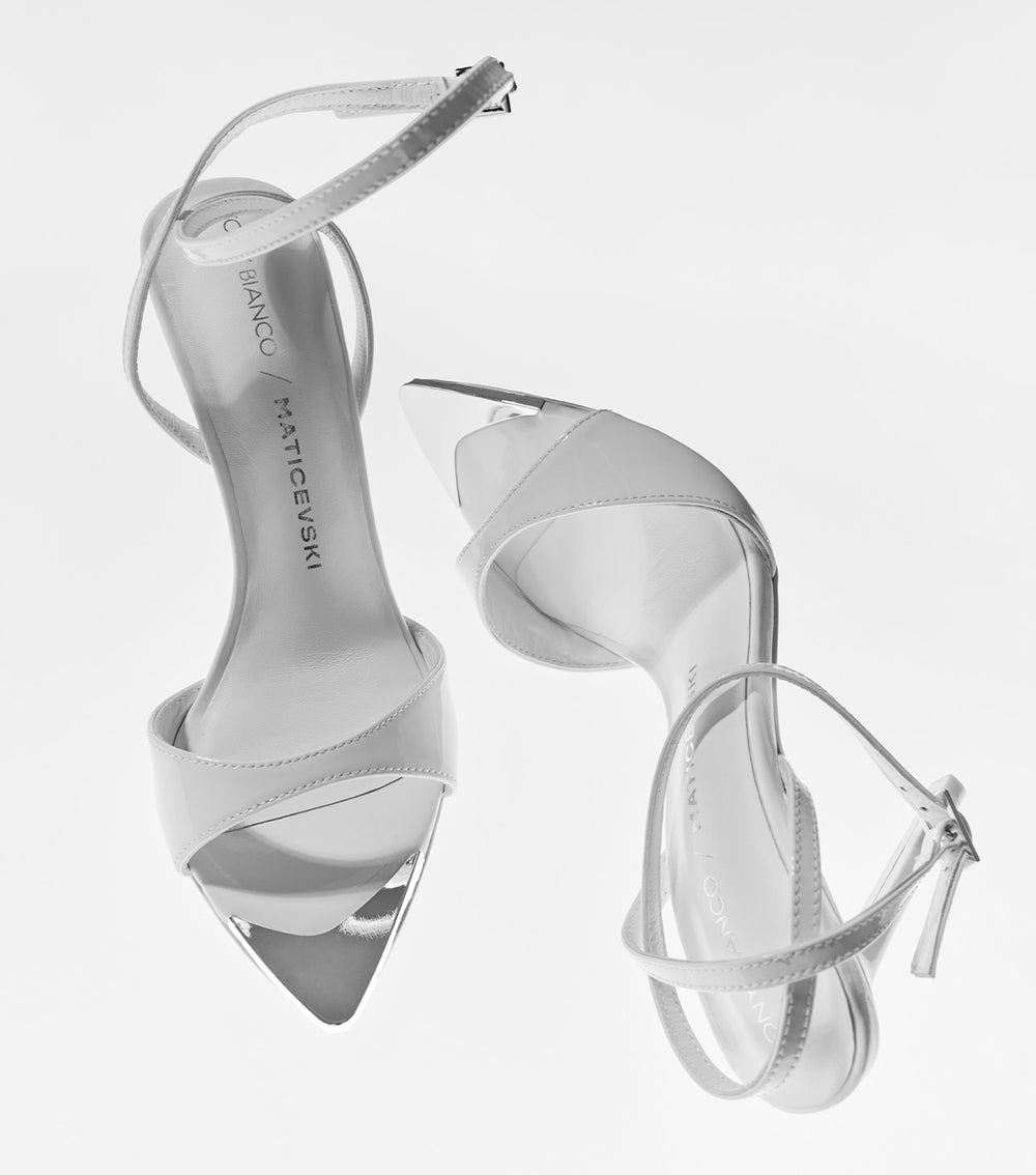 Tony Bianco Motion White Patent - White Patent