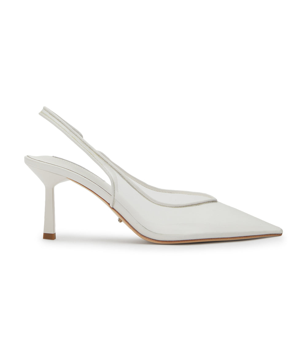 Tony Bianco Breeze White Nylon - White Nylon