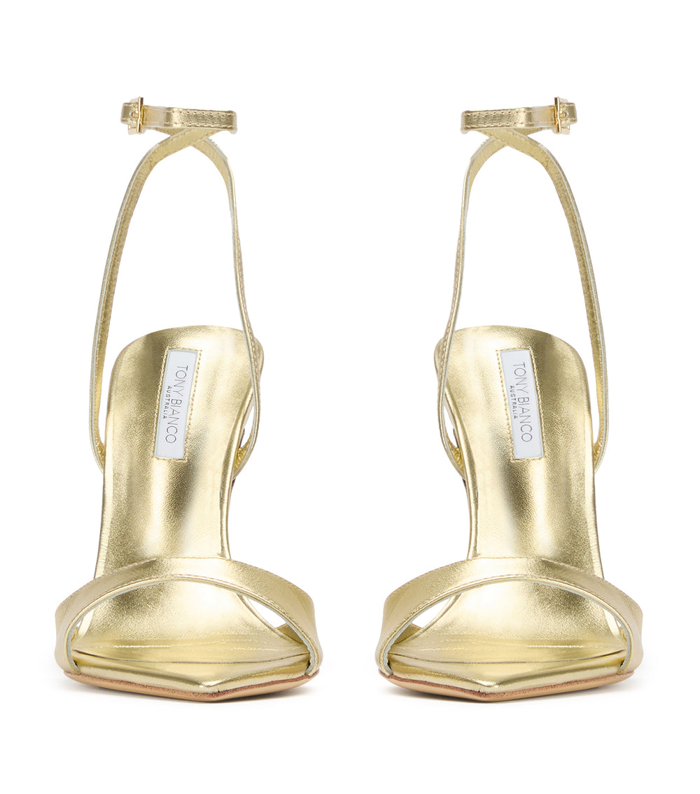 Tony Bianco Molly Gold Nappa Metallic - Gold Nappa Metallic