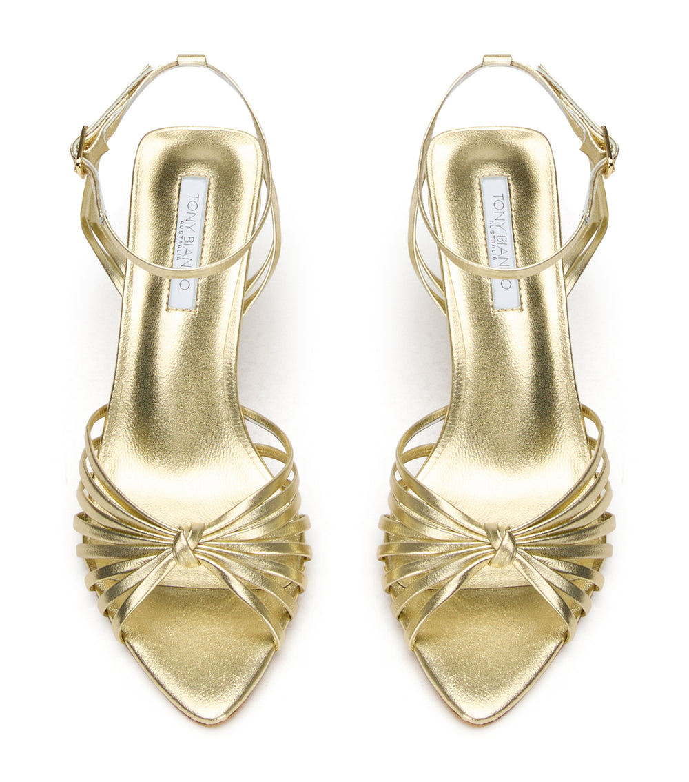 Tony Bianco Hailey Gold Nappa Metallic - Gold Nappa Metallic