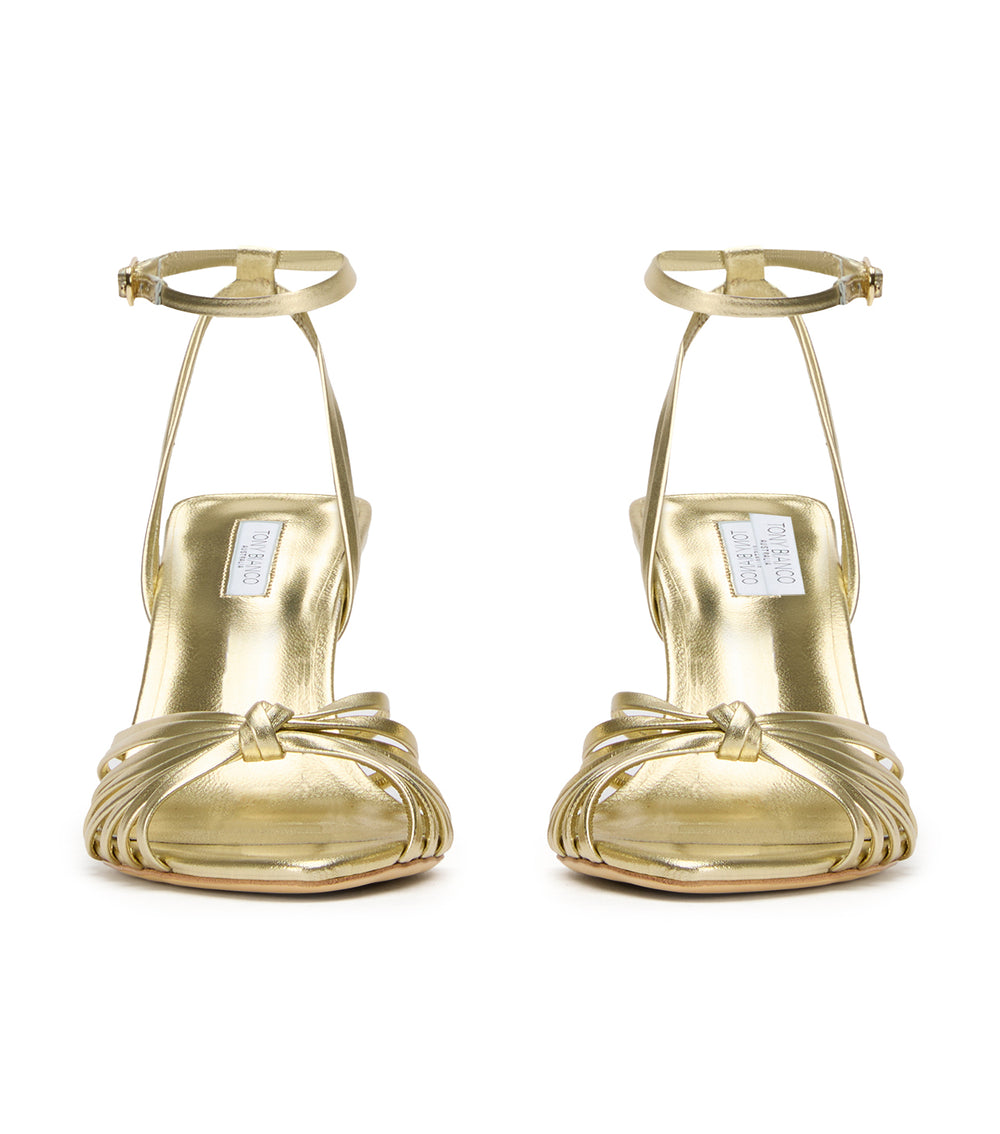 Tony Bianco Hailey Gold Nappa Metallic - Gold Nappa Metallic