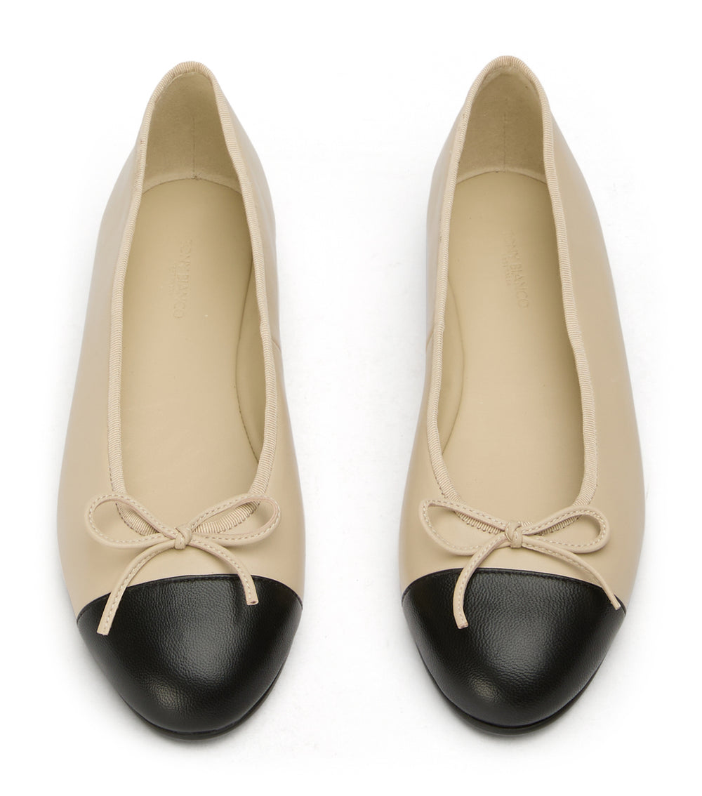 Tony Bianco Robyn Vanilla Nappa/Black Nappa - Vanilla Nappa/Black Nappa
