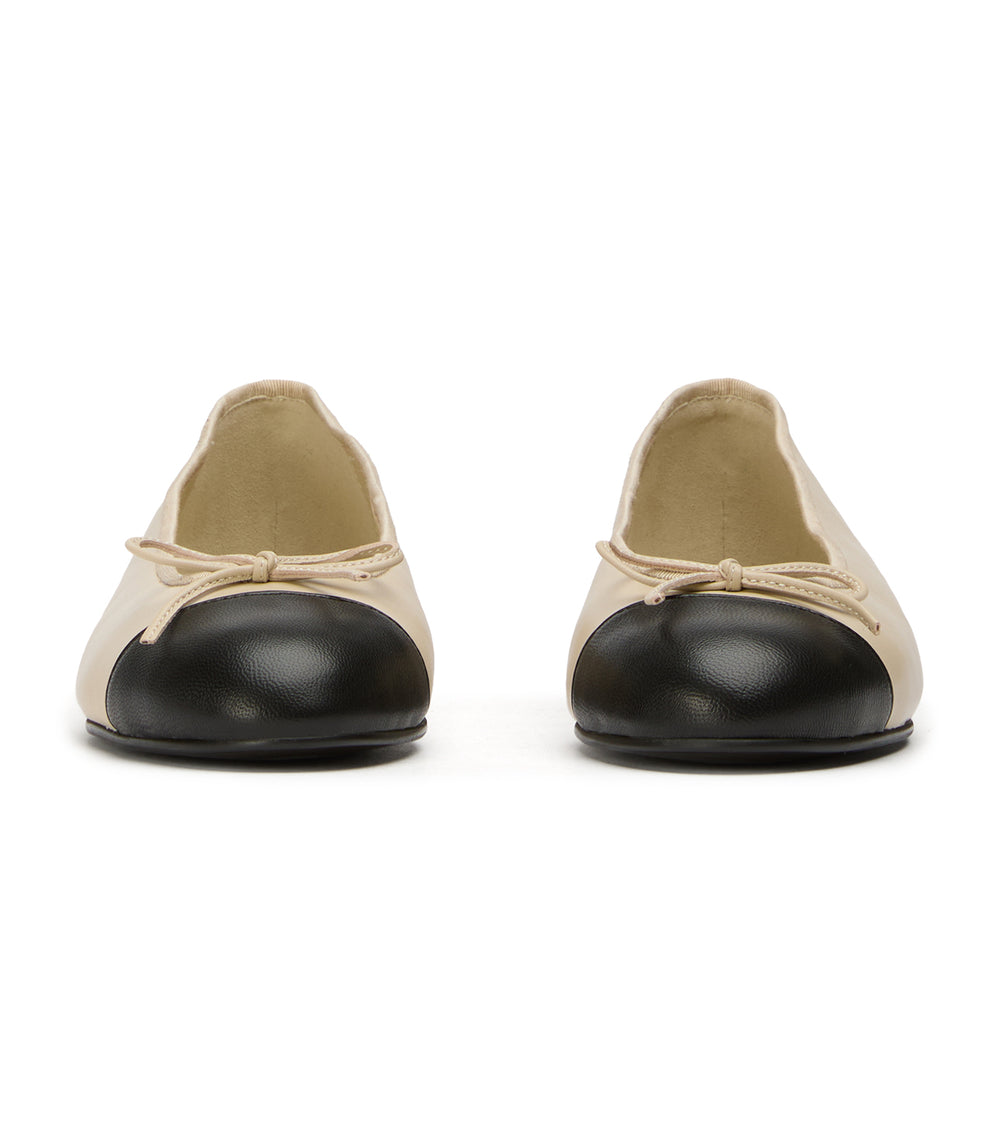 Tony Bianco Robyn Vanilla Nappa/Black Nappa - Vanilla Nappa/Black Nappa