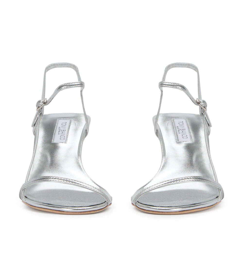 Tony Bianco Caprice Silver Nappa Metallic - Silver Nappa Metallic