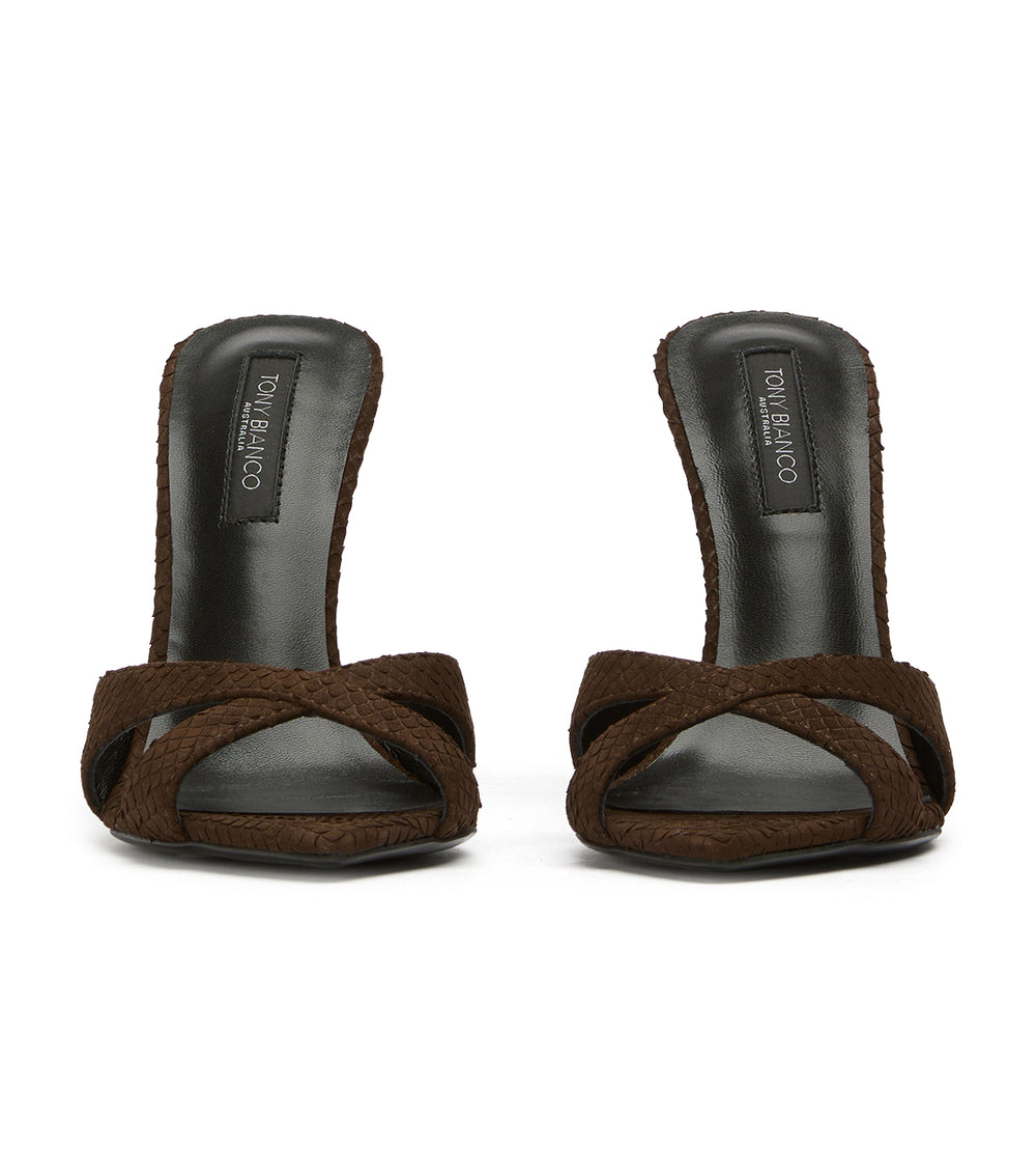 Tony Bianco Marameo Espresso Snake - Espresso Snake