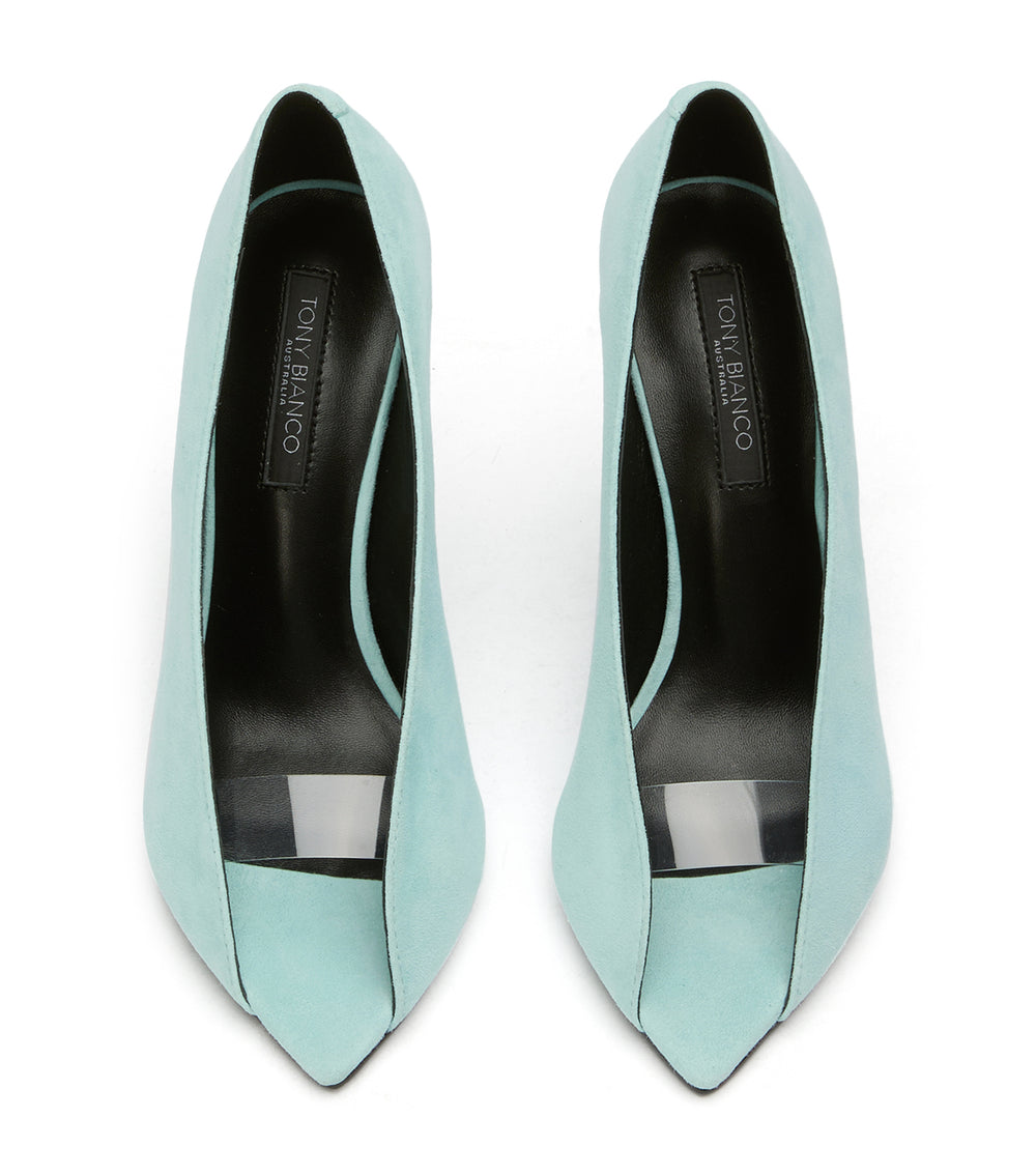 Tony Bianco Matrix Turquoise suede - Turquoise suede