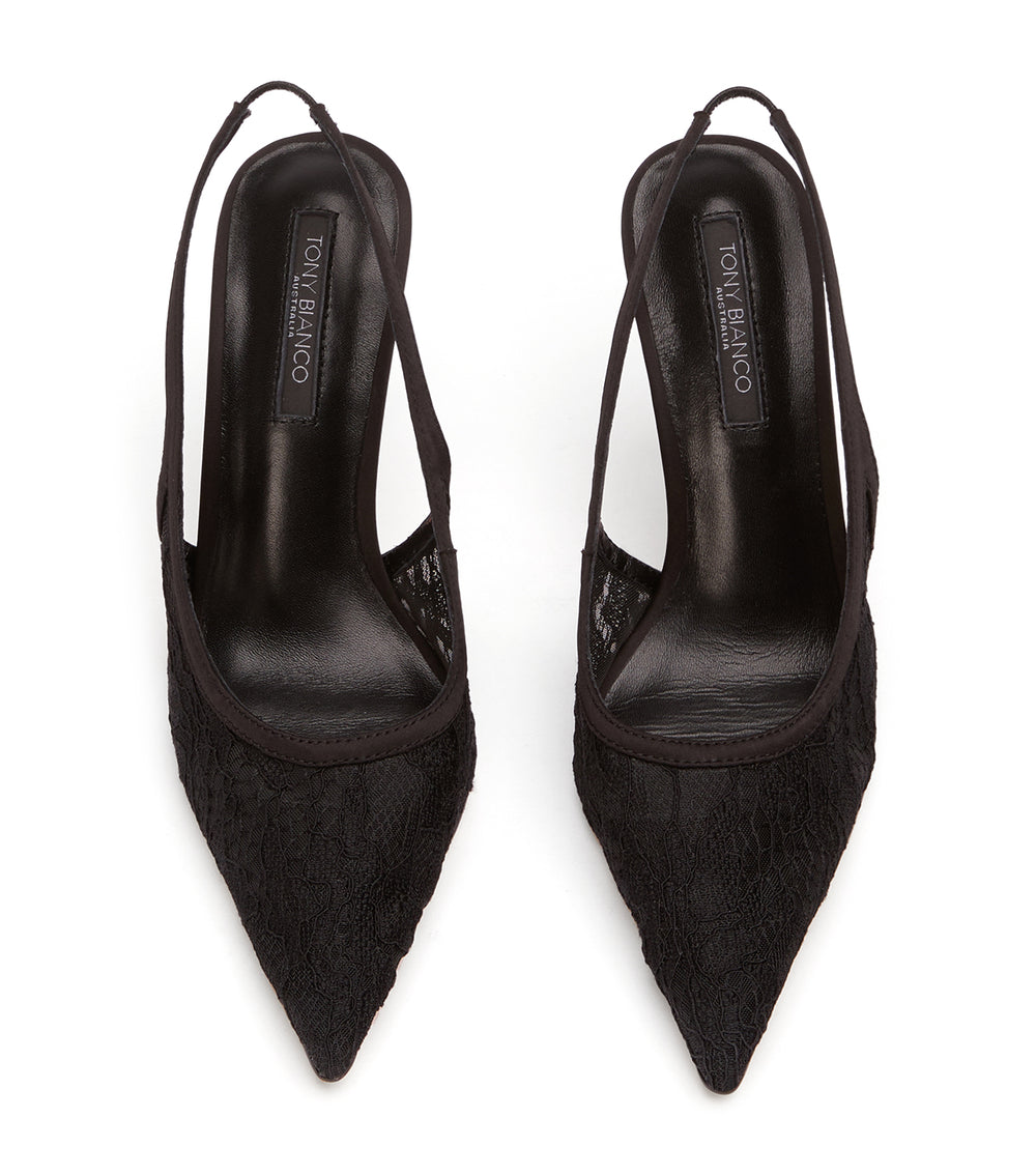 Tony Bianco Noni Black Brocade - Black Brocade