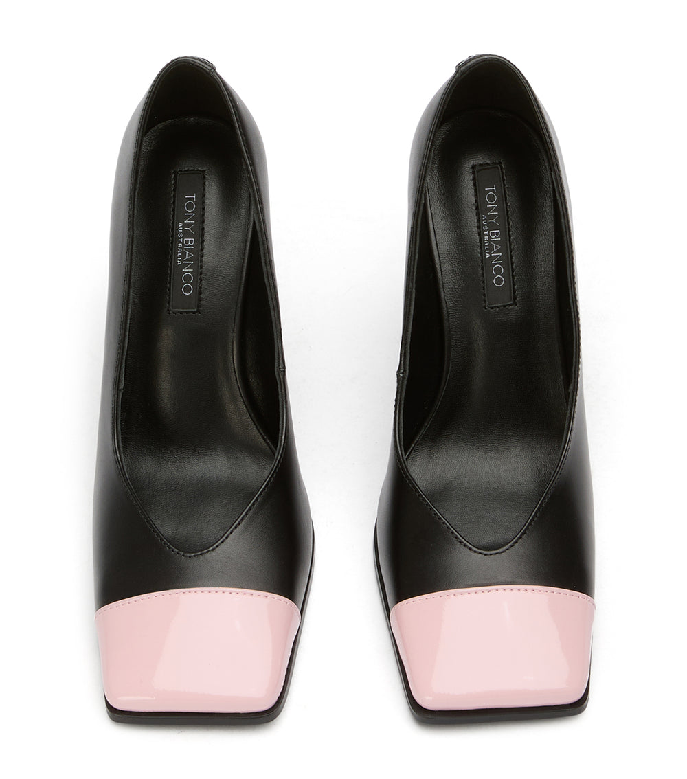 Tony Bianco Legacy Black Como/Petal - Black Como/Petal