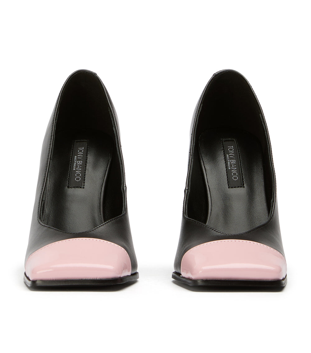 Tony Bianco Legacy Black Como/Petal - Black Como/Petal
