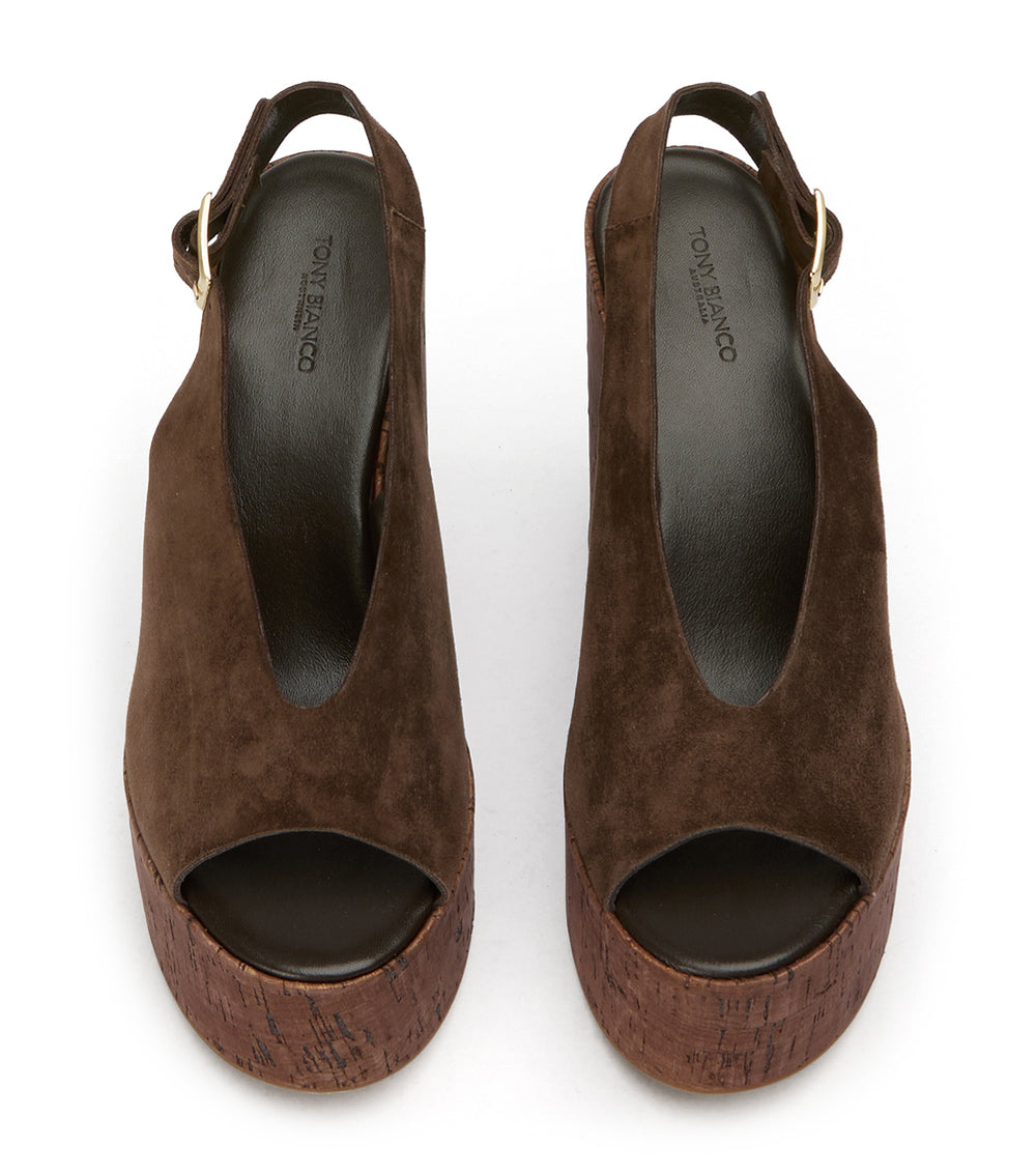 Tony Bianco Valerie Espresso Suede - Espresso Suede