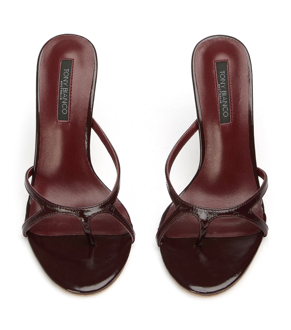 Tony Bianco Dima Vino Nappa Patent - Vino Nappa Patent