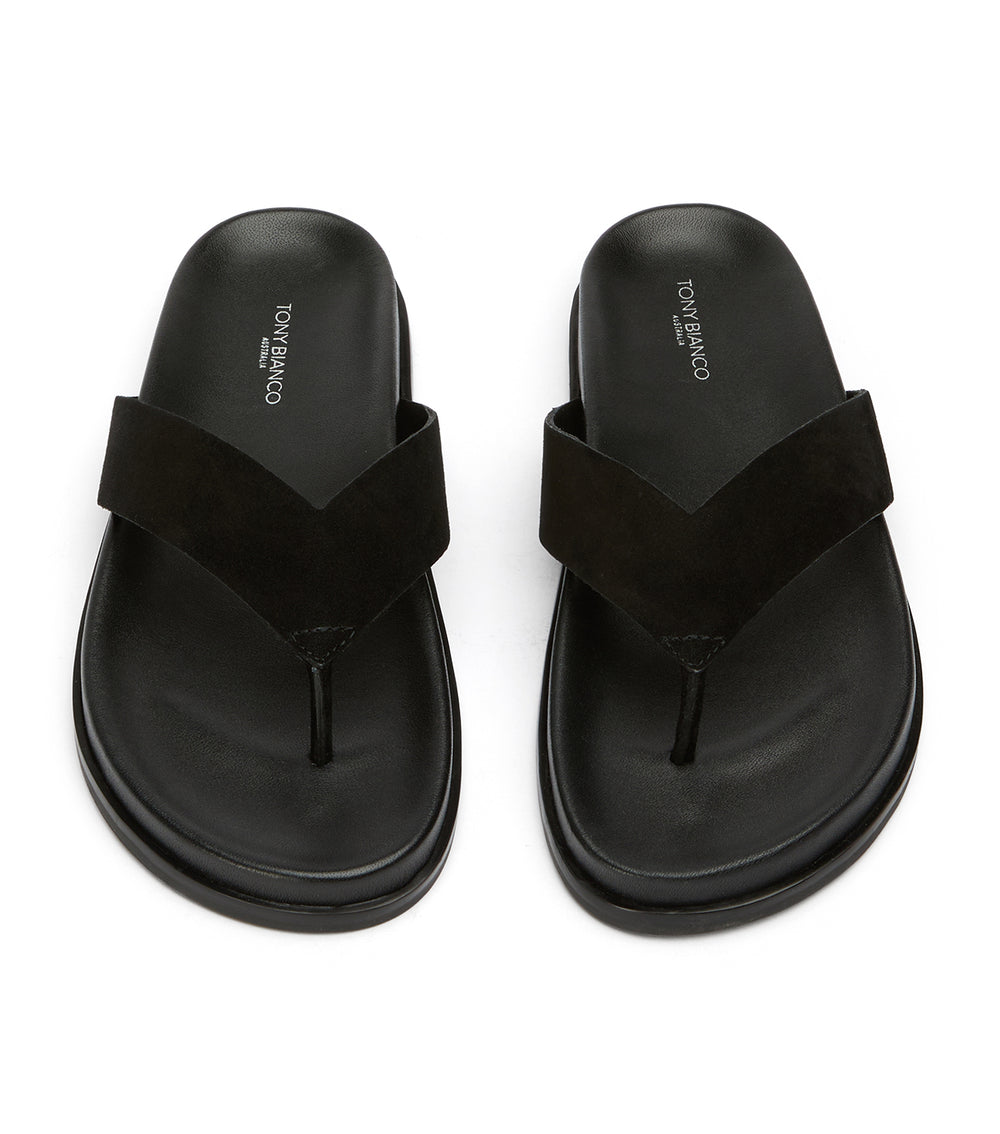 Tony Bianco Loop Black Suede - Black Suede