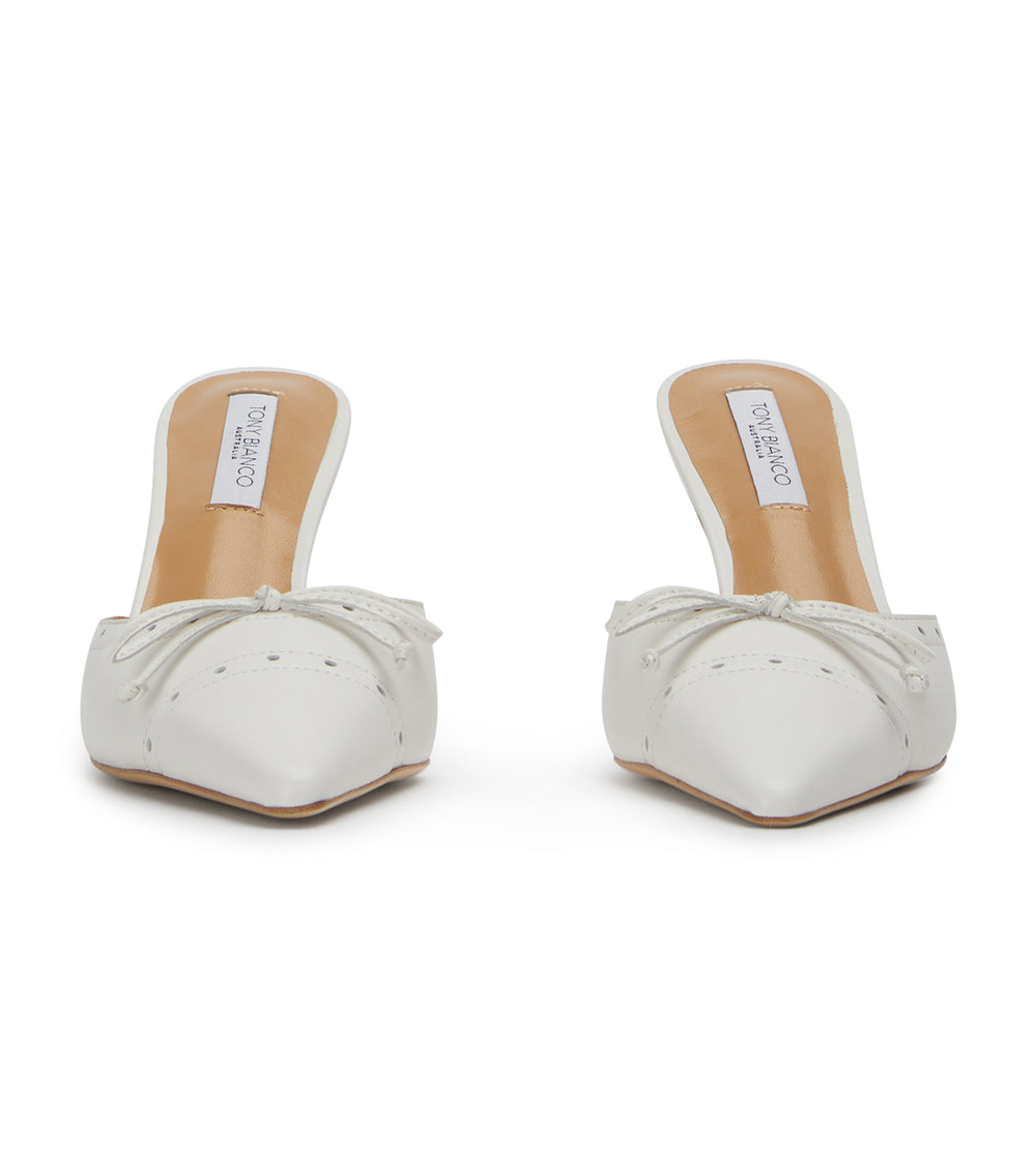 Tony Bianco Scooter White Nappa - White Nappa