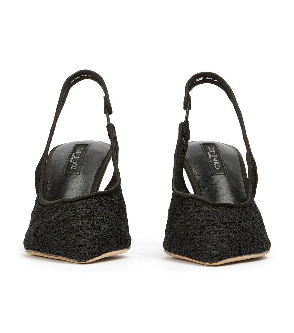 Tony Bianco Breeze Black Brocade - Black Brocade