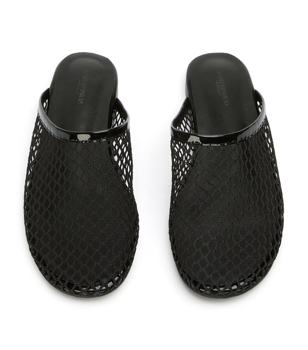 Tony Bianco Minaj Black Mesh/Patent - Black Mesh/Patent