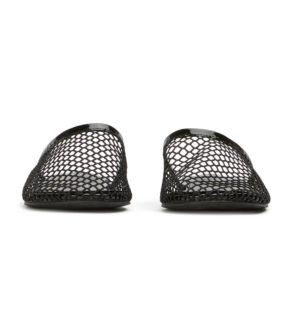 Tony Bianco Minaj Black Mesh/Patent - Black Mesh/Patent