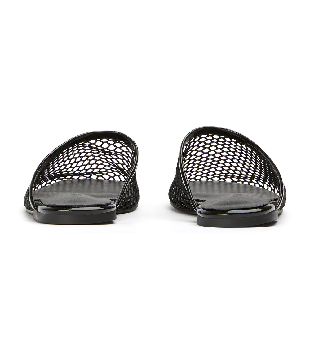 Tony Bianco Minaj Black Mesh/Patent - Black Mesh/Patent